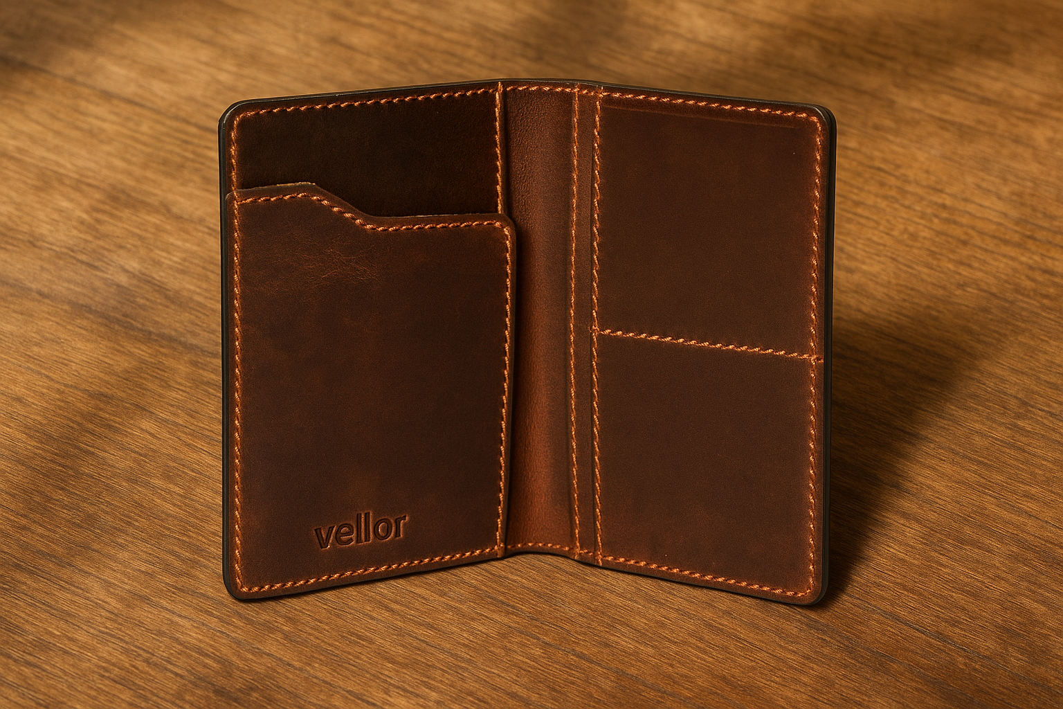 Ashby Leather Passport Wallet