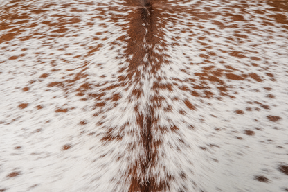 Tan & White Hide Rug